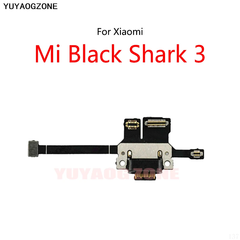 USB şarj yuvası Portu Soket Jack konnektörü Şarj Kurulu Flex Kablo Xiaomi Mi Siyah Köpekbalığı 3 KLE-A0