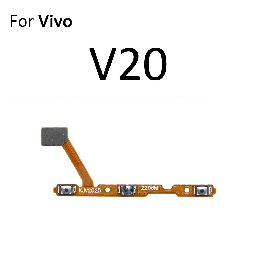 Ses Düğmesi Güç Açma Kapama Anahtarı Flex Kablo Vivo V23e V23 V21e V21 4G 5G V20 SE Pro