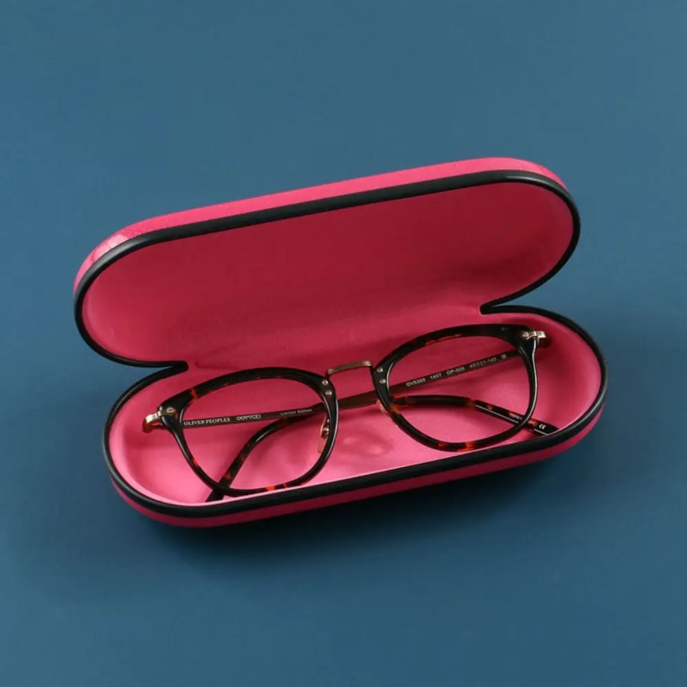Unisex Taşınabilir Gözlük Kılıfları Deri Gözlük Koruyucu Su Geçirmez Gözlük Kutusu Basit Gözlük Kutusu Anti-press gözlük kılıfı