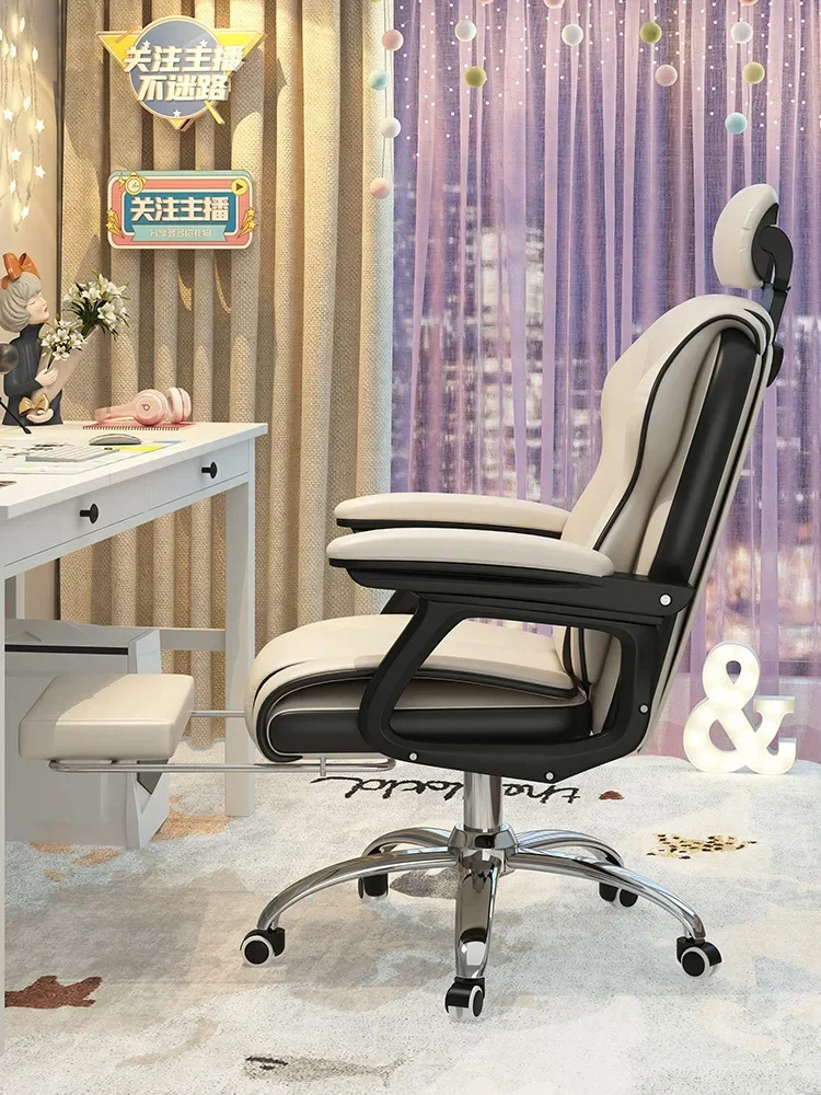 SH 2023 Yıl Aoliviya Resmi Yeni bilgisayar sandalyesi Ev Rahat Oturma Ofis Oturma Kız Yurdu Arkalığı Sandalye Çapa