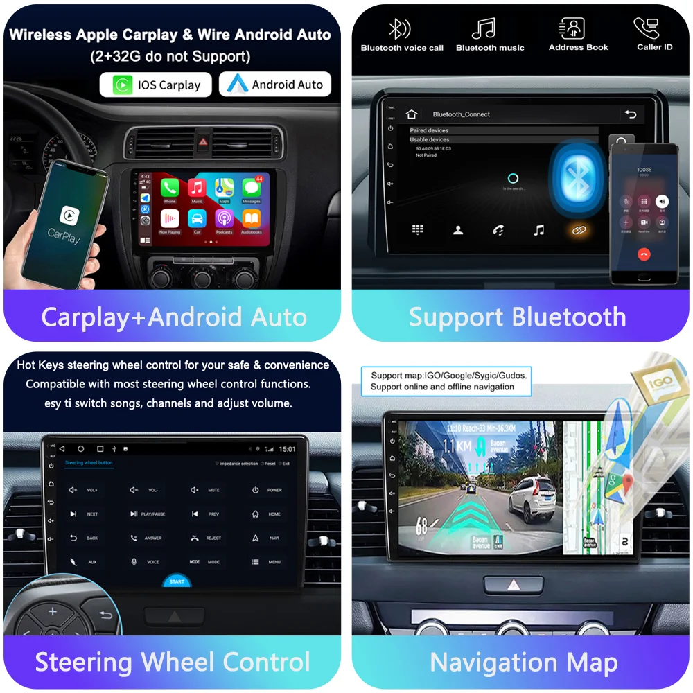 Android 13 Araba Radyo Multimedya Video Oynatıcı GPS Navigasyon Fiat Ducato 2007 - 2015 İçin Autoradio Ses Stereo Carplay 4G DVD