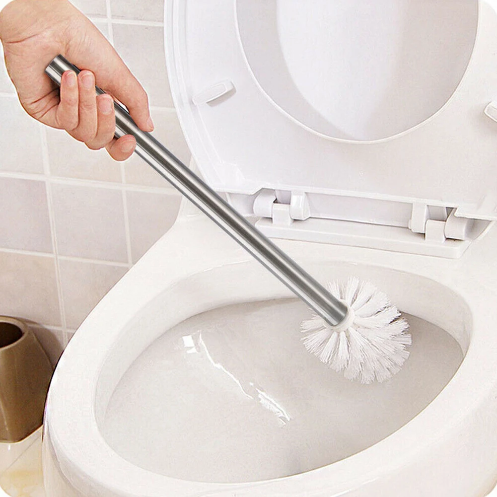 Yıkayıcılar Tuvalet Fırçası Banyo Başlığı ve Kolu Değiştirme Paslanmaz Çelik Krom Spiral Tasarım Ev Ürünleri