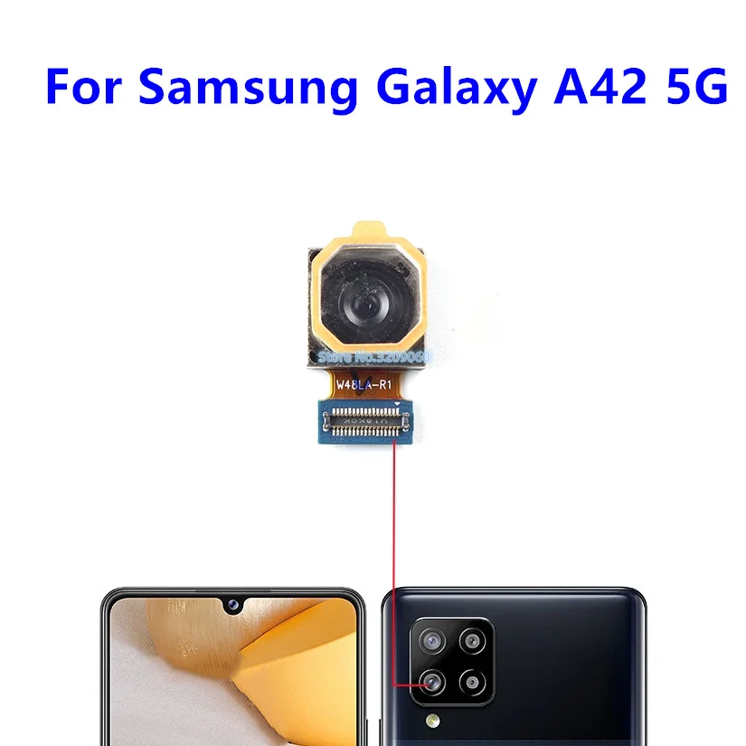 Arka Arka Ön Kamera Samsung Galaxy A42 5G SM-A426B Selfie Geniş Ultrawide Makro Derinlik Ana Kamera Modülü Yedek parça