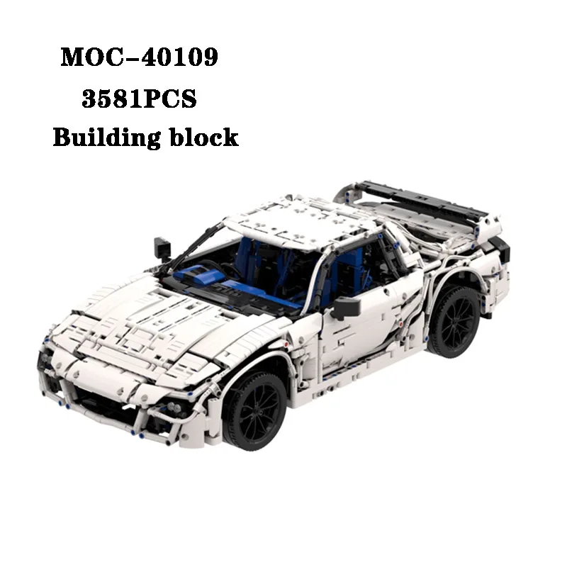 Klasik Yapı Taşı MOC-40109 Klasik Spor Araba Montaj Parçaları 3581 ADET Yetişkin ve çocuk Yapı Taşı Oyuncak Hediye