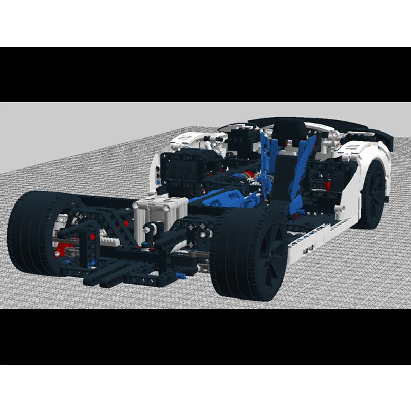 Klasik Yapı Taşı MOC-40109 Klasik Spor Araba Montaj Parçaları 3581 ADET Yetişkin ve çocuk Yapı Taşı Oyuncak Hediye