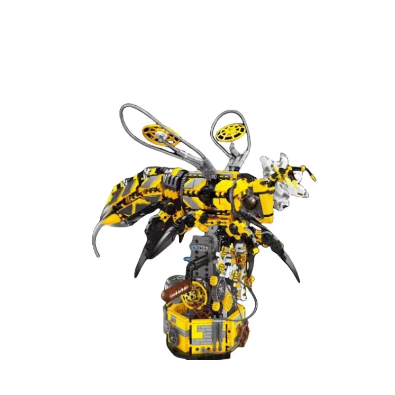 MOC 1698 adet Mekanik Böcekler Bombus Arısı model seti Yapı Taşları DIY Yaratıcı Mech Arı Tuğla Oyuncaklar Çocuk Erkek Hediyeler İçin