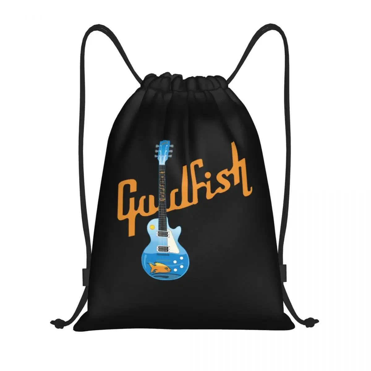 Müzik Gibsons ipli sırt Çantası Spor spor çanta için Kadın Erkek goldfish Eğitim Sackpack