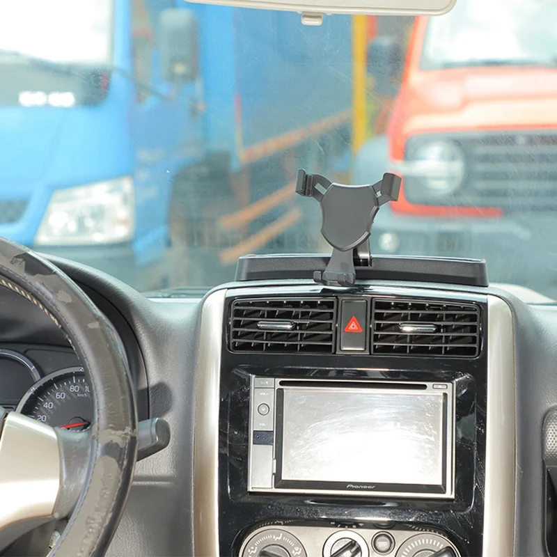 Suzuki Jimny 2007-2017 için Araba Gösterge paneli Telefon montaj braketi Tutucu saklama kutusu Yedek Parçalar