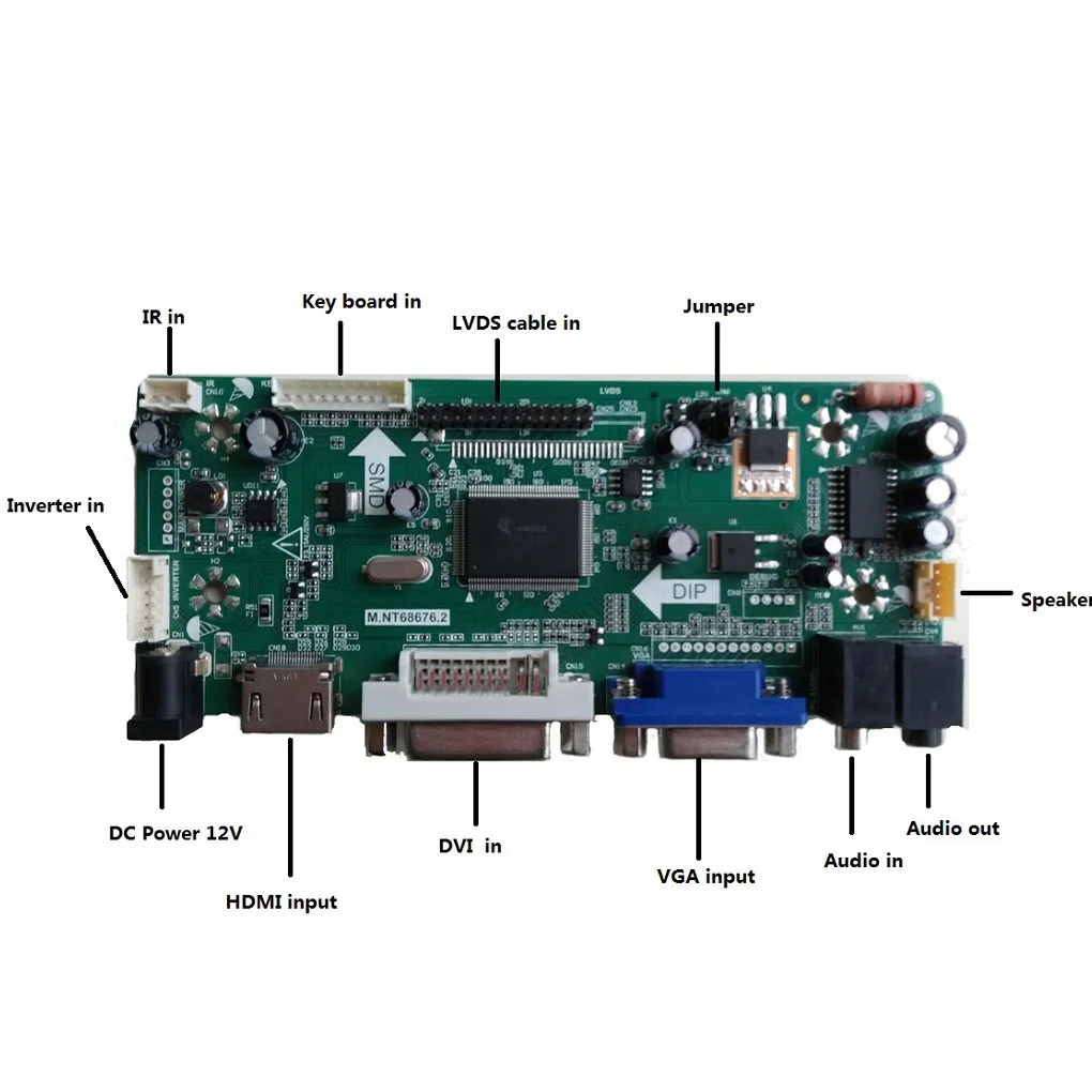 Kiti LTD133EX2X Denetleyici kurulu Panel monitör 30pin Sinyal VGA 1280X800 Sürücü ekran 13.3 
