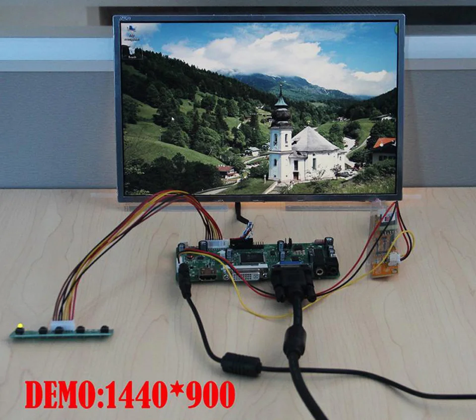 Kiti LTD133EX2X Denetleyici kurulu Panel monitör 30pin Sinyal VGA 1280X800 Sürücü ekran 13.3 