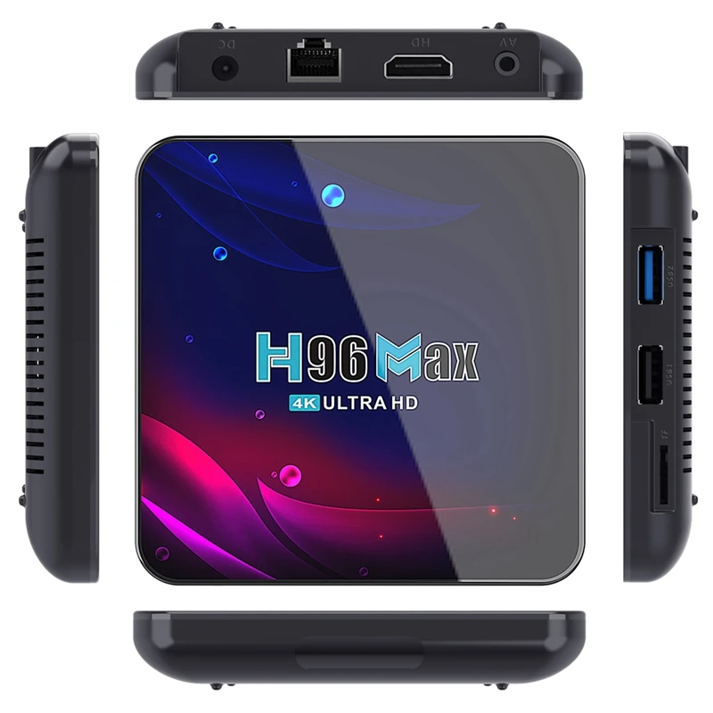 H96 Max Android 11 akıllı TV kutusu 4K Hd Akıllı 5G Wifi Bluetooth Alıcısı Medya Oynatıcı HDR USB3.0 Tv Kutusu AB Tak Yedek Parça