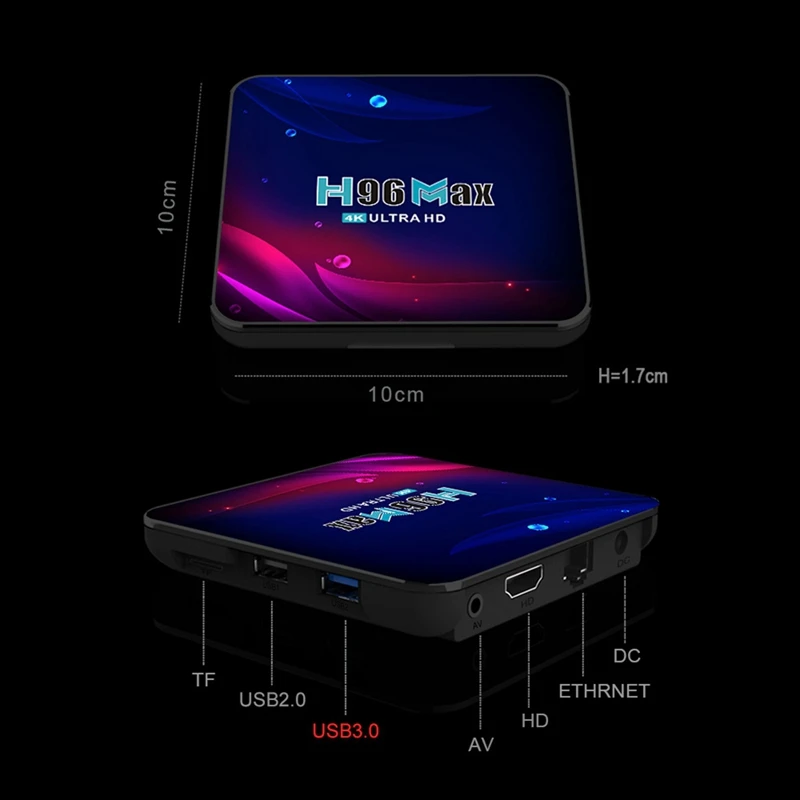 H96 Max Android 11 akıllı TV kutusu 4K Hd Akıllı 5G Wifi Bluetooth Alıcısı Medya Oynatıcı HDR USB3.0 Tv Kutusu AB Tak Yedek Parça