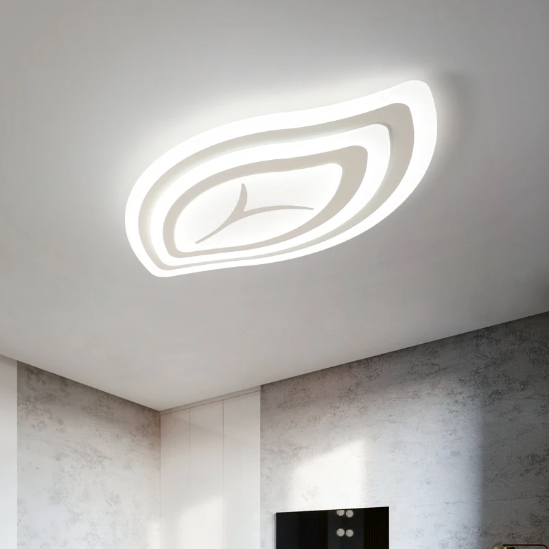 Modern Akrilik Yaprak LED Avize oturma odası Yemek Odası Yatak Odası Lambaları Parlaklık iç mekan aydınlatması ev dekor Yuvarlak kare fikstür