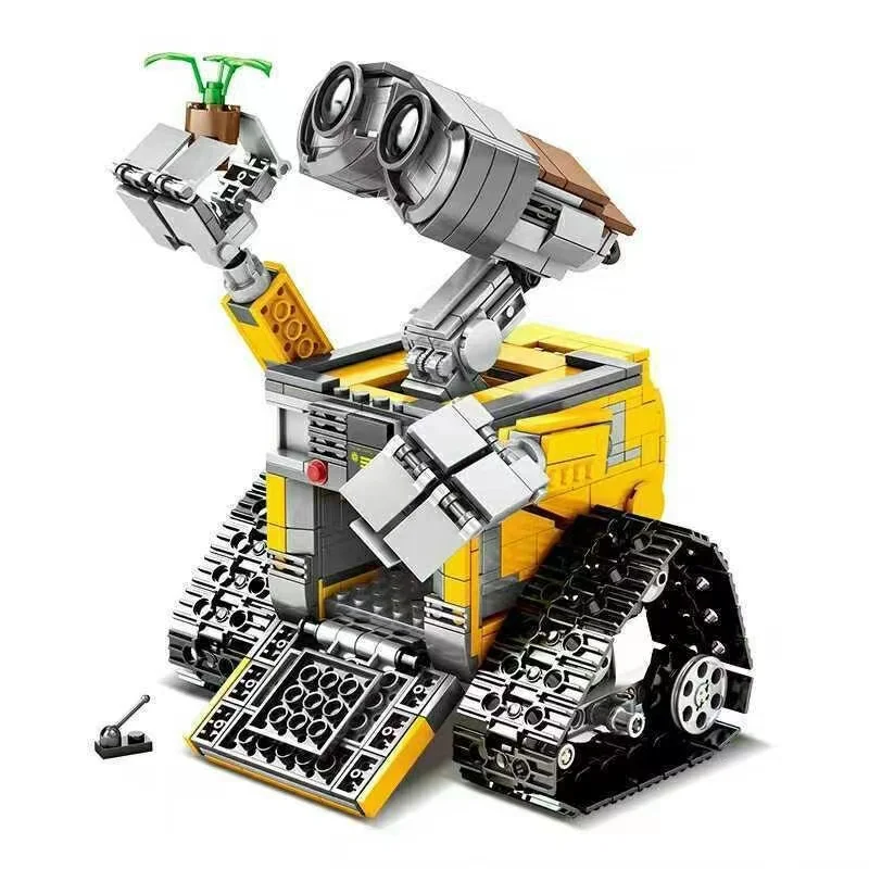687 adet Disney DUVAR E Yapı Taşları Kiti MOC Fikir Teknik Robot Figürleri Klasik Filmler Modeli Tuğla Araya Çocuk Oyuncaklar Hediyeler