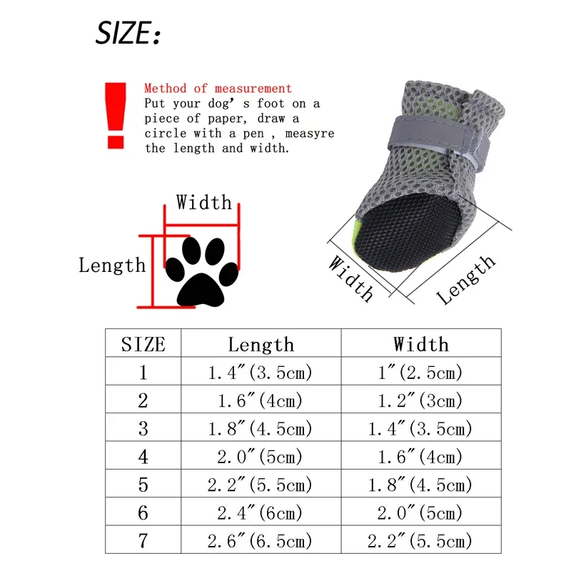 4pcs/set Pet Dog Shoes Waterproof Chihuahua Anti-slip Boots Puppy Cat Socks обувь для собак  반려동물용품  zapatos para perro