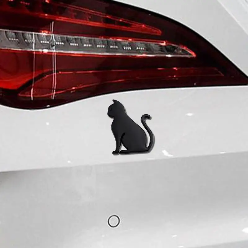Sevimli Kedi Araba Çıkartmaları Araba Kediler Çıkartmaları Hayvanlar Pencere Çıkartmaları Dizüstü Çıkartmalar Kadınlar İçin Araba Pet Kedi Amblemi Metal Stil Komik