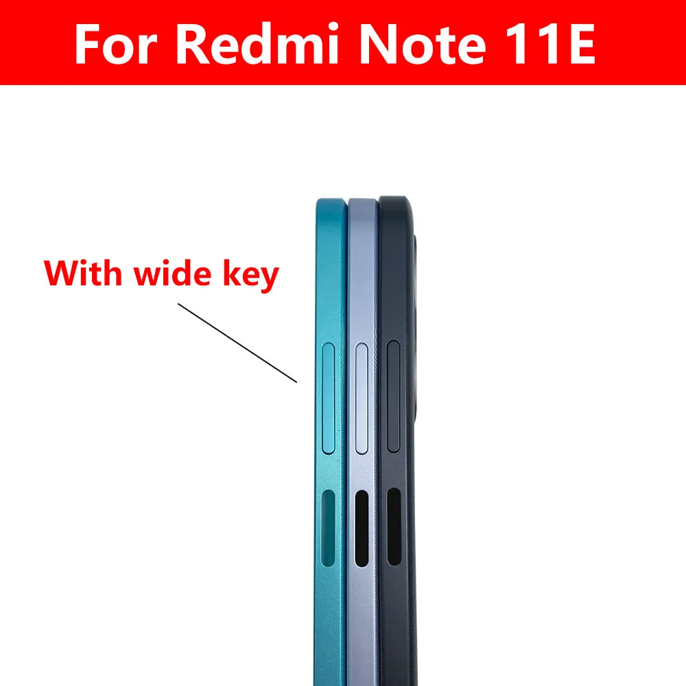 5 Adet / grup Orijinal Arka Cam Kapak Arka Kapı Konut Case Xiaomi Redmi İçin Not 11 Pro 5G / Not 11E Konut Kapak Arka Pil