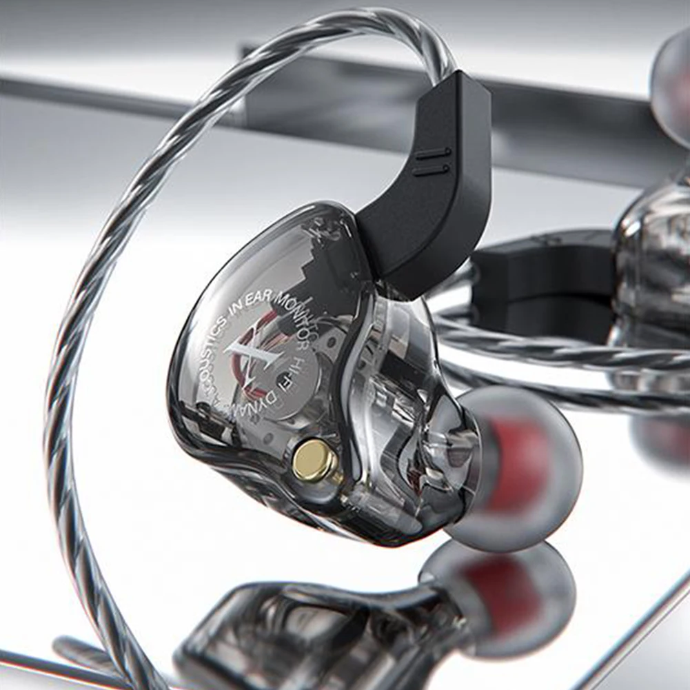 X2 3.5 mm Kablolu Kulaklık Kulak Hıfı Subwoofer Bas Müzik Kulaklık Stereo Monitör Kulaklık Spor Koşu Cep Telefonu