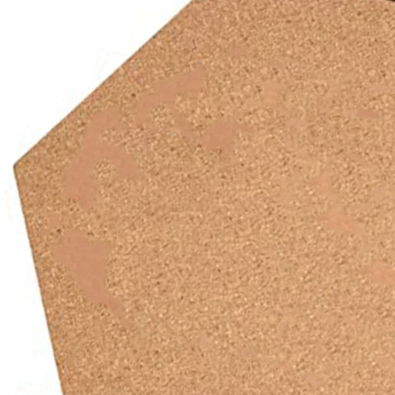 36 Adet Altıgen Mantar Pano Fayans Kendinden Yapışkanlı Kalın Corkboards Duvar Memo Panoları mantar pano Dekoratif Bülten Tahtası