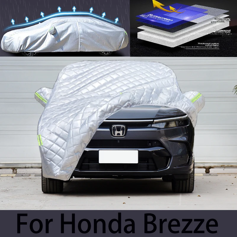 Honda Breeze Araba dolu koruma kapağı Otomatik yağmur koruması çizilmeye karşı koruma boya soyma koruma araba giyim