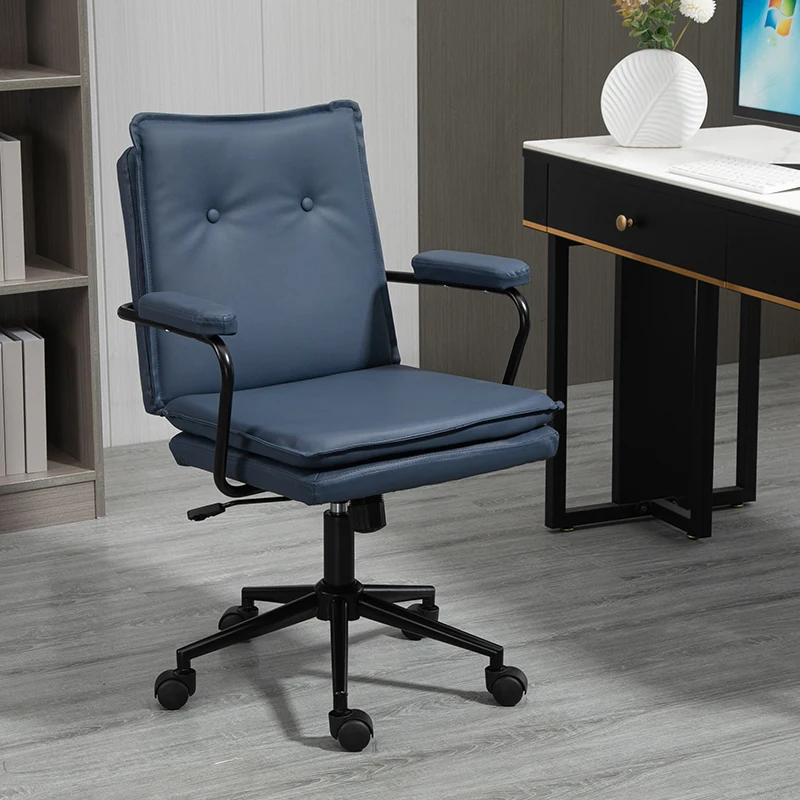 Kumaş Lüks ofis koltuğu Deri Tekerlekler bel yastığı Ofis araba koltuğu Yastık Geri Cadeira Gamer Frete ofis mobilyaları
