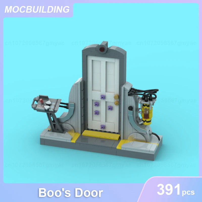 Boo Kapı Modeli MOC Yapı Taşları DIY Tuğla Mimari Eğitici Yaratıcı Koleksiyon Oyuncaklar Noel Hediyeleri 391 ADET