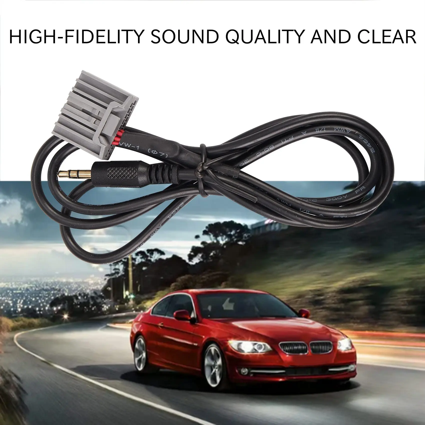 3.5 mm Ses Araba GPS AUX Adaptör Kablosu Honda Civic 2006-2013 İçin Giriş Konektörü