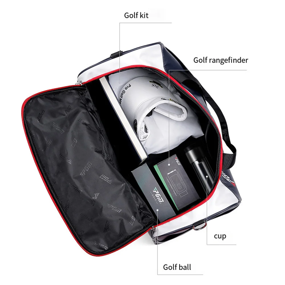 PGM Golf Giyim Çantası Açık Havada Hareket Taşınabilir saklama çantası YWB044 Büyük Kapasiteli Su Geçirmez Hafif Seyahat Topu Çantası 골프백