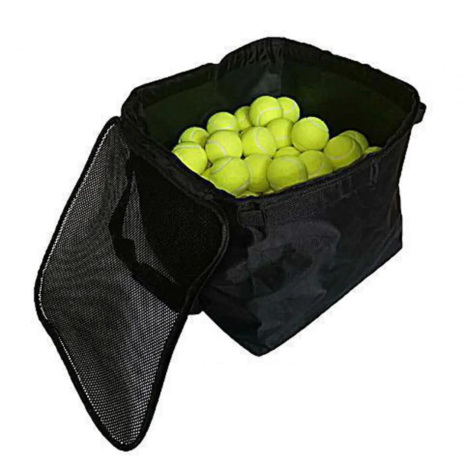 Tenis Topu Arabası Çantası Siyah Tenis Topu Sepeti Öğretim Sahası Aksesuarları