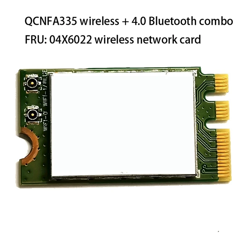 10X QCNFA335 Kablosuz Ağ Kartı, NGFF M2 Arayüzü 4.0 Bluetooth Kablosuz Ağ Kartı Destek Sistemi Win7 / Win8 / Win10