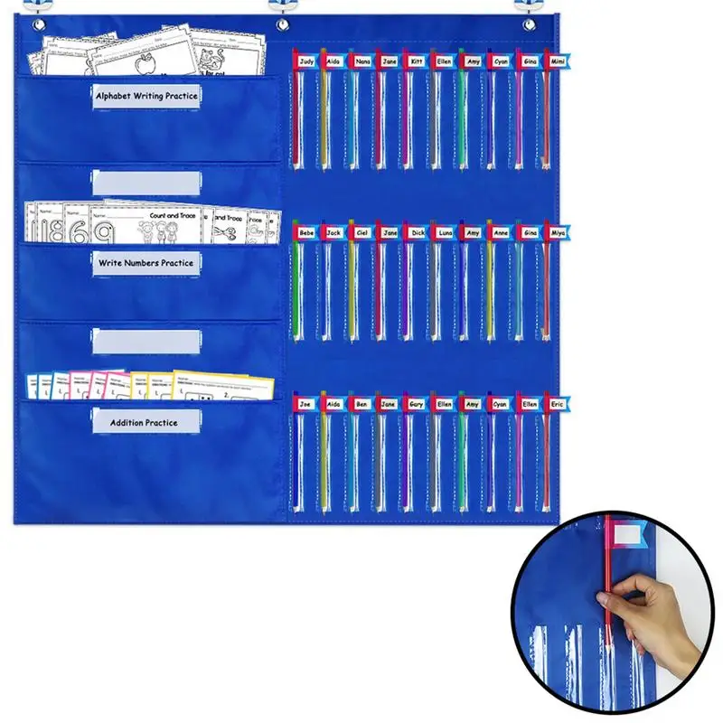 Kalem Park fiş dosyası Sınıf fiş dosyası Standart 30 Cep Öğretim Malzemeleri Kırtasiye Grafik Sınıf